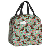 Kawaii Dachshund Dogs Insulated Lunch Tote Bag for Women Wiener Sausage Dog Portable Cooler Thermal Bento Box Work School Travel