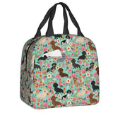 Kawaii Dachshund Dogs Insulated Lunch Tote Bag for Women Wiener Sausage Dog Portable Cooler Thermal Bento Box Work School Travel