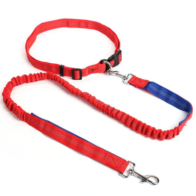 Dog Leash Free Hands Supplies Elastic Nylon Leash for Running and Walking Dog Accessories Retractable Dog Leash