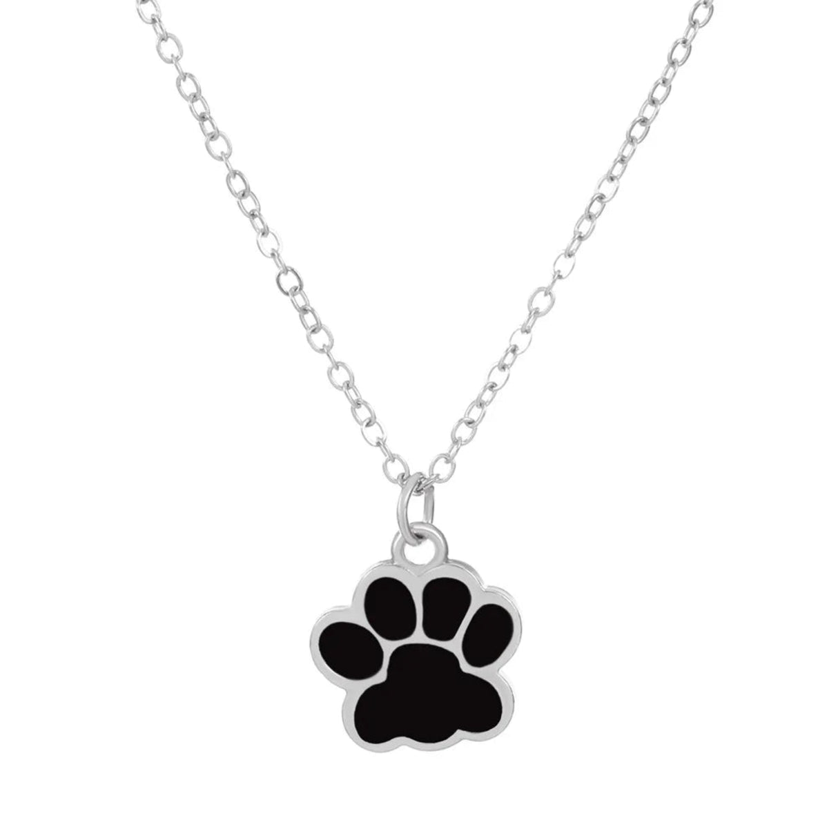 Black Dog Cat Paw Drop Earring Footprint Dangle Earings for Women Vintage Fashion Enamel Animal Pendientes Pet Lover Gift New