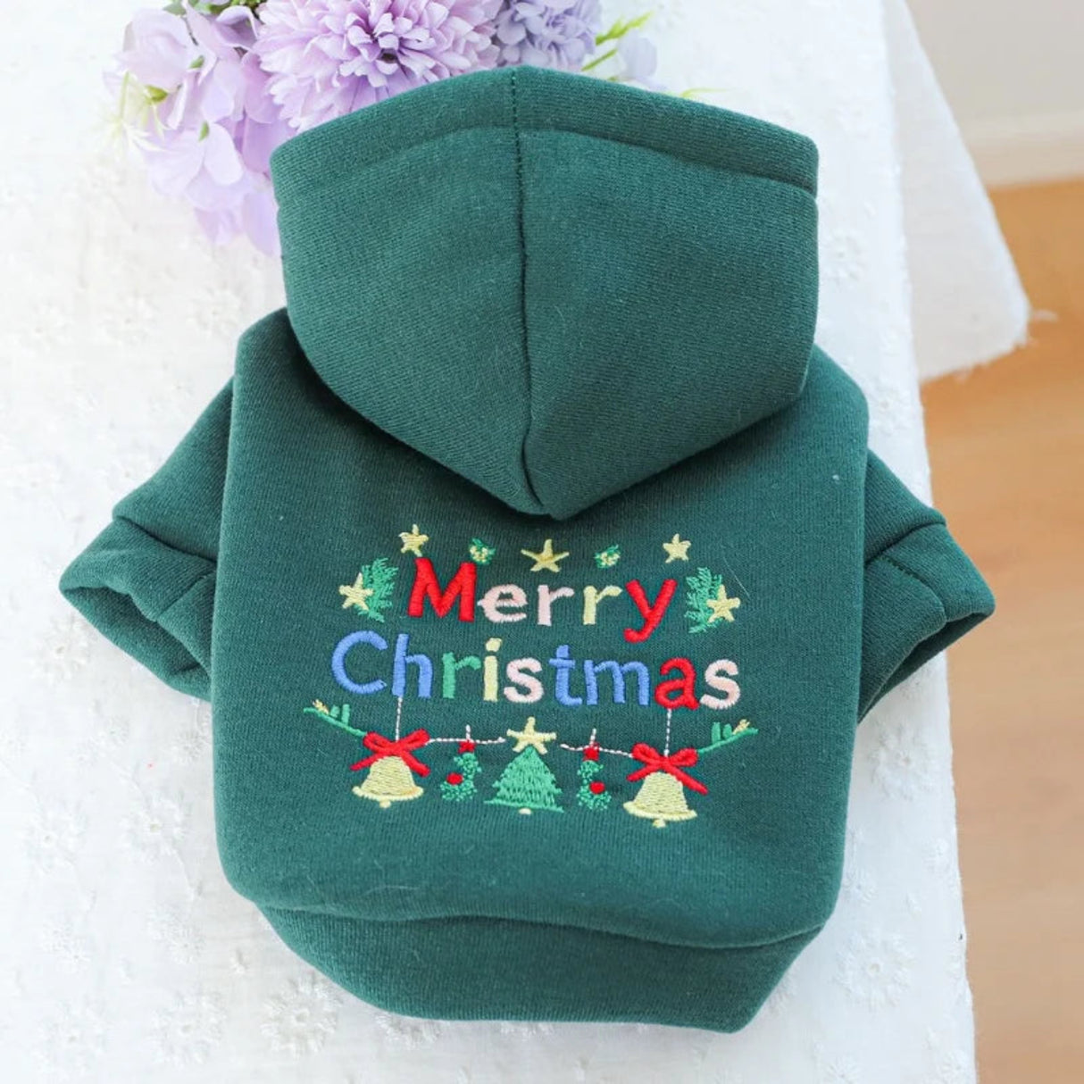 Pet Dog Clothes for Small Medium Dogs Winter Warm Dog Hoodie Letter Print Puppy Pullover Pet Sweatshirt Bichon Frise Dog Clothes