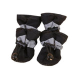 4pcs/set Waterproof Pet Dog Shoes Anti-slip Rain Boots Footwear for Small Cats Dogs Puppy Dog Pet Booties Pet Paw Accessories