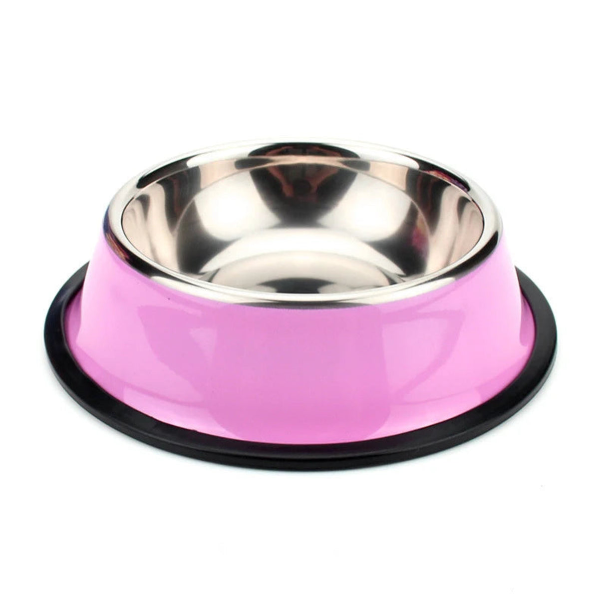 200/400/600ML Non-Slip Dog Bowls Stainless Steel Puppy Food Drinking Water Eating Container Dish Pet Feeders Pets Dogs Accessory