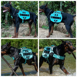 Pet Large Pocket Chest Strap Vest Reflective Dog Chain Explosion-Proof Impact Tactical Chest Strap Large Dog Chest Strap
