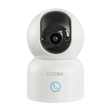 ZOSI Indoor Pan/Tilt Smart Security Camera C518 2K 360 Degree Baby Pet Monitor 2.4G/5G Dual-Band WiFi Home Cam with Phone APP