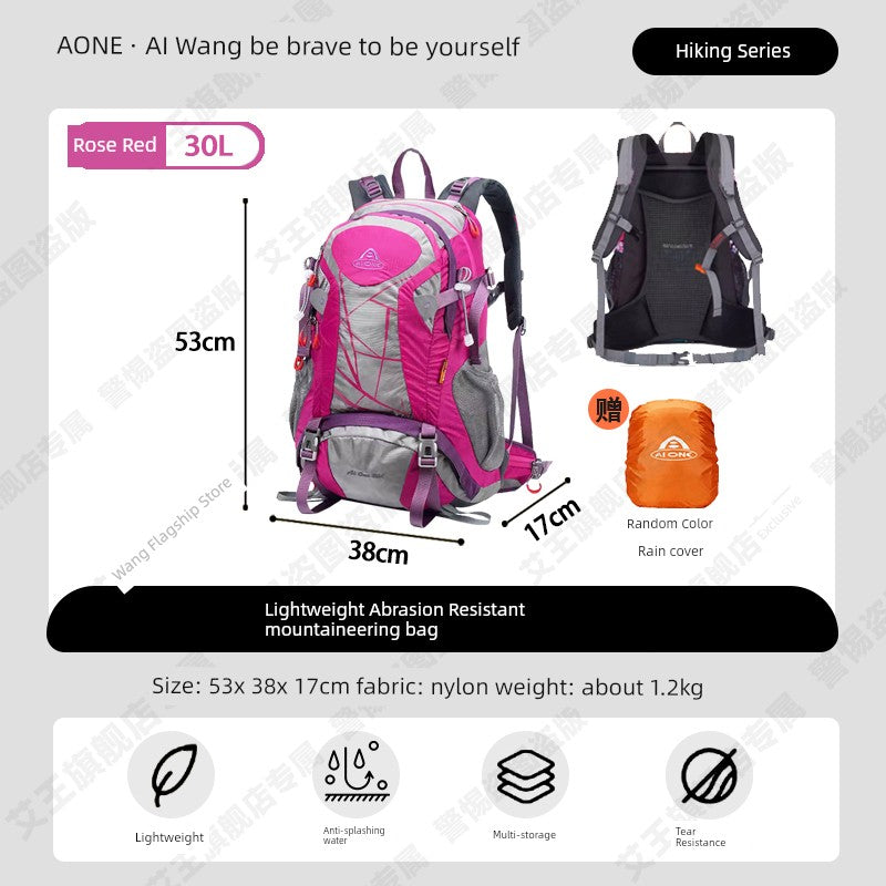 Aione Suspension Hiking Backpack Men and Women Riding Outdoor