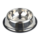 200/400/600ML Non-Slip Dog Bowls Stainless Steel Puppy Food Drinking Water Eating Container Dish Pet Feeders Pets Dogs Accessory