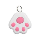 Cat Paw Shape Mini GPS Tracker Bluetooth 5.0 Anti-Lost Device Pet Kids Bag Wallet Tracking for IOS/ Android Smart Finder Locator