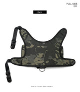 Pet Dog Chest Backpack Carrier Camouflage Portable Dog Leash Bag Supplies Puppy Collar Harness Accessories for Outdoor Travel