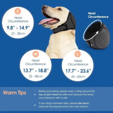 Waterproof Noise Cancelling Dog Ear Muffs for Swimming & Grooming - Calming Hood To Relieve Pet Anxiety & Prevent Shock
