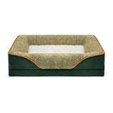 An oversized dog bed removable washable for all seasons, pet bed sofa, comfortable and soft cat sofa bed with raised edges,