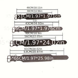 Spiked inlaid dog collar-fashion leather dog collar-2 inches wide suitable for medium and large dogs-Pitbull Mastiff Labrador Bo