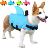 Dog Life Vest Summer Shark Pet Life Jacket Dogs Swimwear Lifeguard Dog Life Jacket Floating Preserver For Swimming Suit