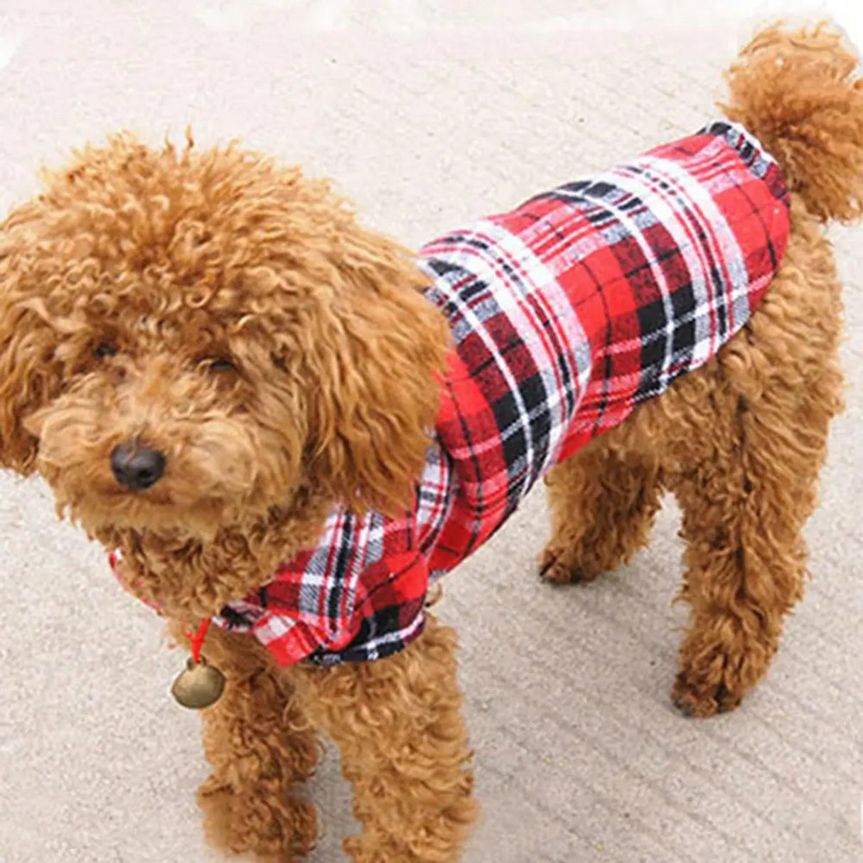 Pet Dog Puppy Plaid Shirt Dog T-Shirts Thin Breathable Summer Dog Clothes Small Dogs Puppy Pet Cat Vest Chihuahua Dog Clothes