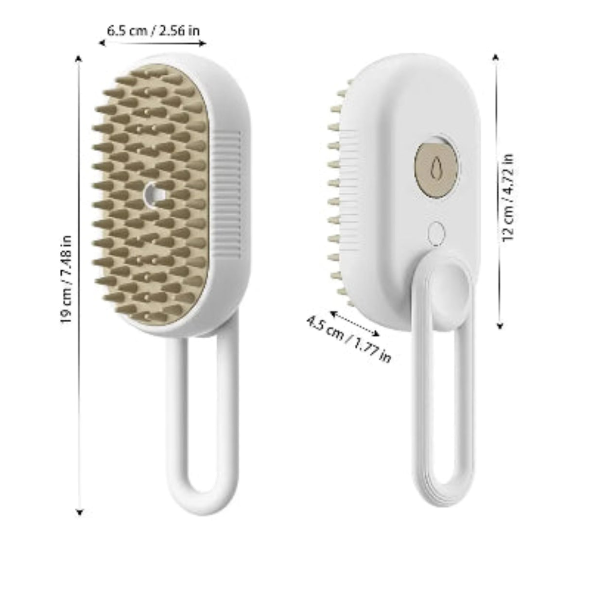 Cepillo eléctrico para perros con vapor, cepillo para pelo de gato, 3 en 1, para masajes, cuidado de mascotas, eliminación de pelos enredados y sueltos 