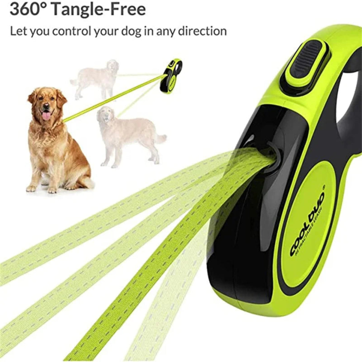 Correas retráctiles de lujo para perros de 5 m, correas para perros grandes, medianos, gatos, cachorros, accesorios, cordón de extensión automático pequeño 