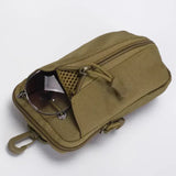 Outdoor hiking and camping waterproof hanging waist bag mobile phone bag  tactical Molle water bottle bag camping equipment