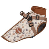 Dog Coat for Medium Dogs,Waterproof Dog Winter Jacket with Harness Built in Puppy Cold Weather Coats Reflective Pet Vest