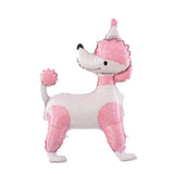 New Standing 3D Cartoon Dogs Claw Bulldog Shepherd Poodle Puppy Pet Theme Birthday Party Decoration Forest Animals Balloons 1PCS