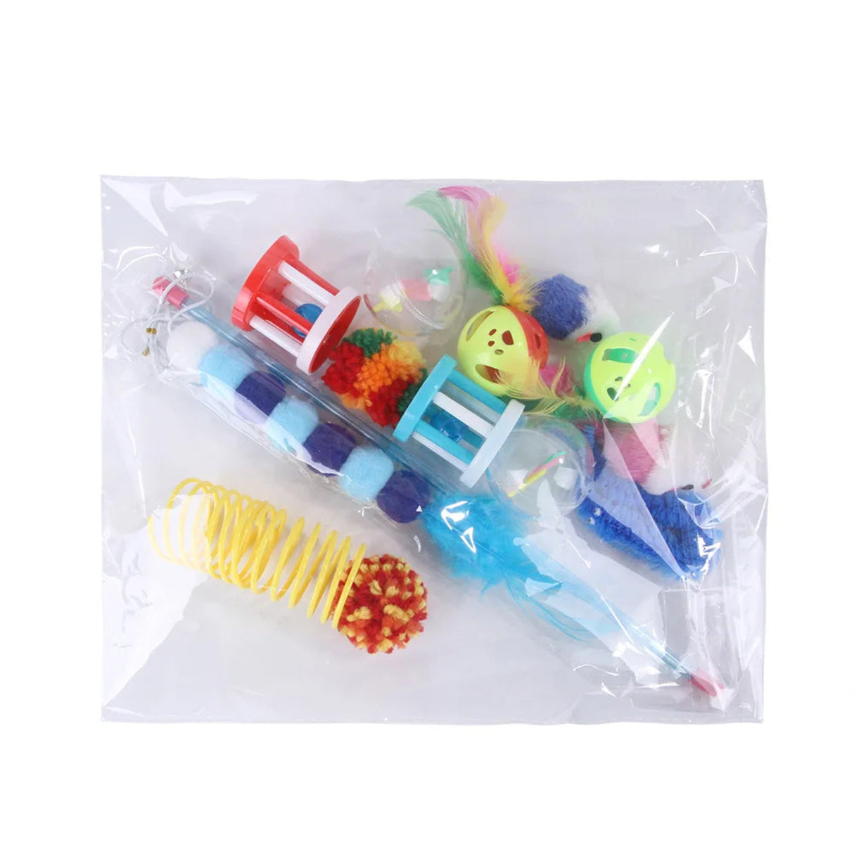 Cat Toys Mouse Shape Balls Foldable Cat Play Tunnel Kitten Tower Funny Cat Tent Pet Supplies  for Indoor Cats