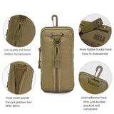 Outdoor hiking and camping waterproof hanging waist bag mobile phone bag  tactical Molle water bottle bag camping equipment