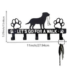 Metal Iron Art Pet Dog Hanger 5 Hooks Coat Key Lead Leash Wall Rack Holder Organizer Towel Rack Organizer Storage rack hook