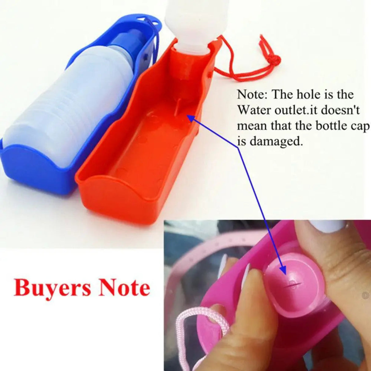 Portable Pet Dog Water Bottle Travel Cup Outdoor Feeder Dispenser Drinking Bowl Pet Supply For Small Large Dog Puppy Cat