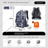 Aione Suspension Hiking Backpack Men and Women Riding Outdoor