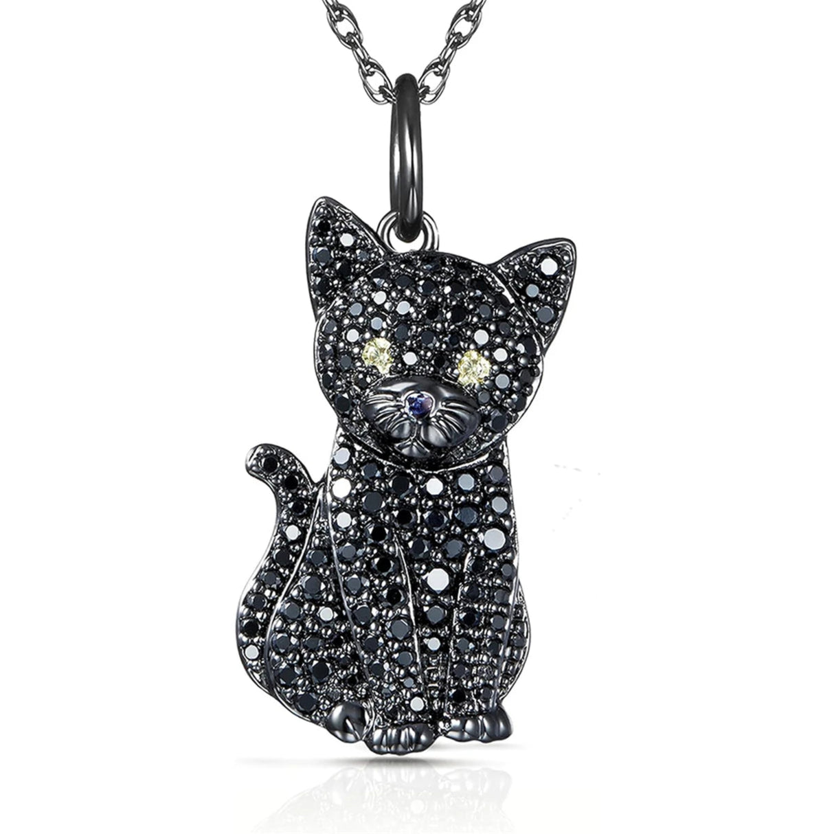 Creative and Handsome Maine Coon Cat Pendant Necklace for Women Exquisite Pet Kitten Jewelry Accessories Cat Lovers Holiday Gift