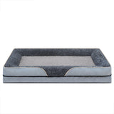 An oversized dog bed removable washable for all seasons, pet bed sofa, comfortable and soft cat sofa bed with raised edges,