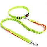 Dog Leash Free Hands Supplies Elastic Nylon Leash for Running and Walking Dog Accessories Retractable Dog Leash