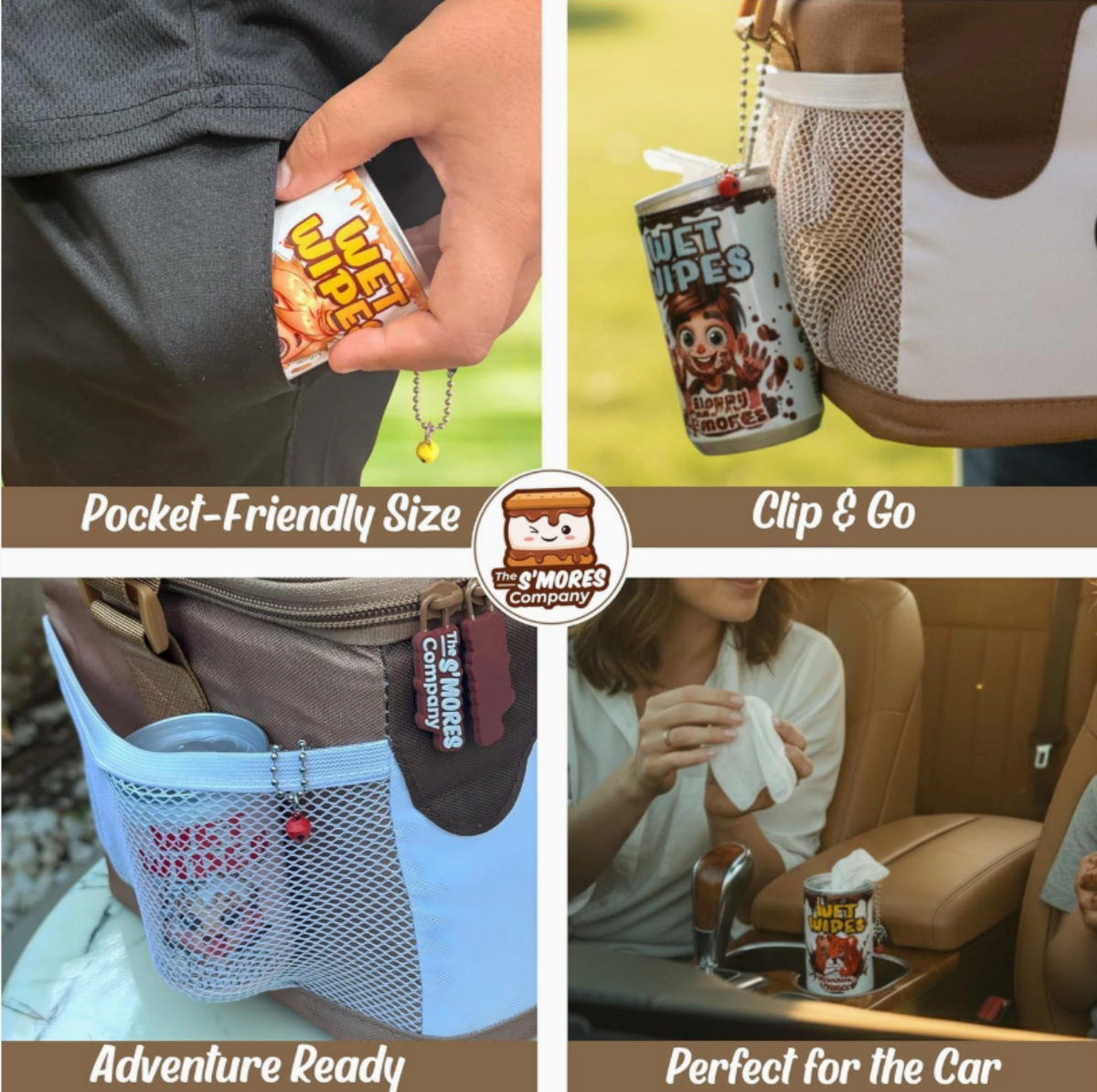 Wet Wipes -  Sloppy S'Mores