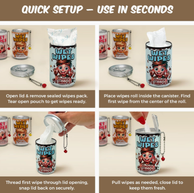 Wet Wipes - Gooey Graham