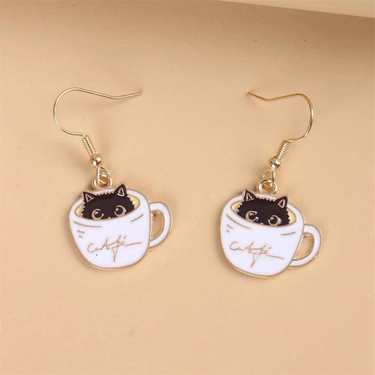 Black Dog Cat Paw Drop Earring Footprint Dangle Earings for Women Vintage Fashion Enamel Animal Pendientes Pet Lover Gift New