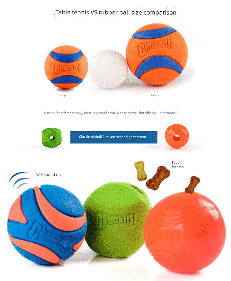 Pelota de goma interactiva para caminar con voz de Petmate para perros Border Collie