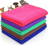 Solid Dry Hair Towels Pet Supply Fast Drying Grooming Microfiber Towel Blanket for Pet Dog Cat Random Colors Pets Acessorios