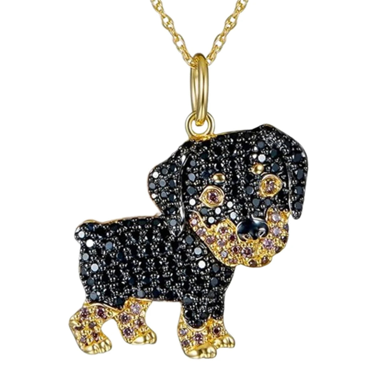 Exquisite and Cute Schnauzer Dog Pendant Necklace for Women Elegant Pet Puppy Jewelry Animal Accessories Dog Lovers Gift