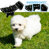 Spiked Dog Vest Waterproof Pet Harness with Spikes Adjustable Reflective Anti Coyote Dog Coat Dog Protection Vest for Outdoor