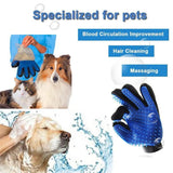 Guante de aseo para perros y mascotas, cepillo de silicona para gatos, peine, guantes para quitar el pelo suelto, artículos de limpieza para el baño de perros, peines para animales de PROSTORMER