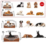 An oversized dog bed removable washable for all seasons, pet bed sofa, comfortable and soft cat sofa bed with raised edges,