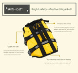 Dog Life Jacket Large Dog Clothes Summer Safety Swimming Clothes Golden Retriever Corgi/French Bulldog Clothing Pet Swimsuit