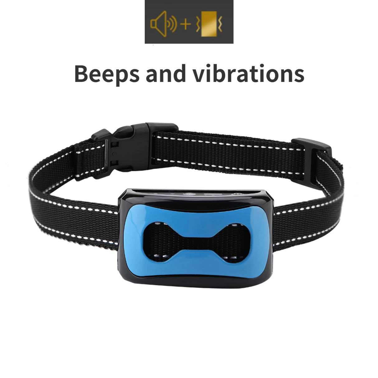 Dispositivo antiladridos para perros, collar de entrenamiento ultrasónico eléctrico USB para perros, collar antiladridos con vibración para dejar de ladrar, venta al por mayor 