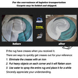 VIKAMA Christmas American-Style Puppy Carpet, For Entrance Hall And Bathroom, Anti-Slip, Warm Floor Mat For Winter, Home Decor