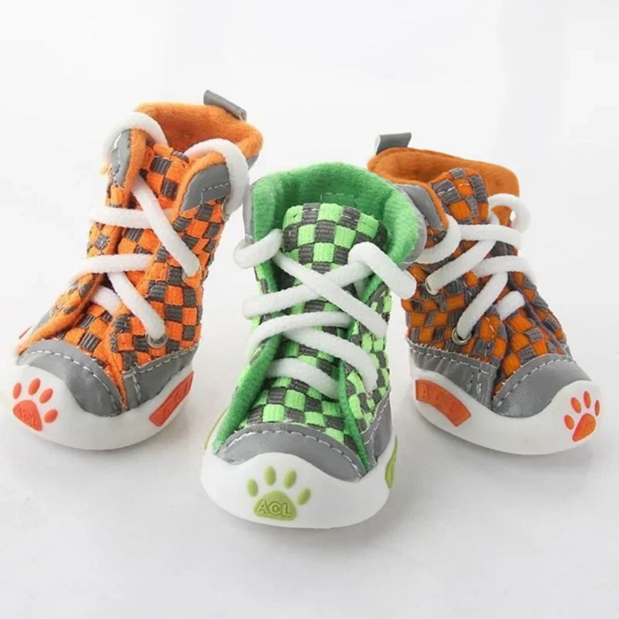 Zapatos para perros con diseño de osos de peluche, suela blanda, transpirables, anticaídas, para cachorros y perros pequeños, juego de 4 zapatos de verano para mascotas 