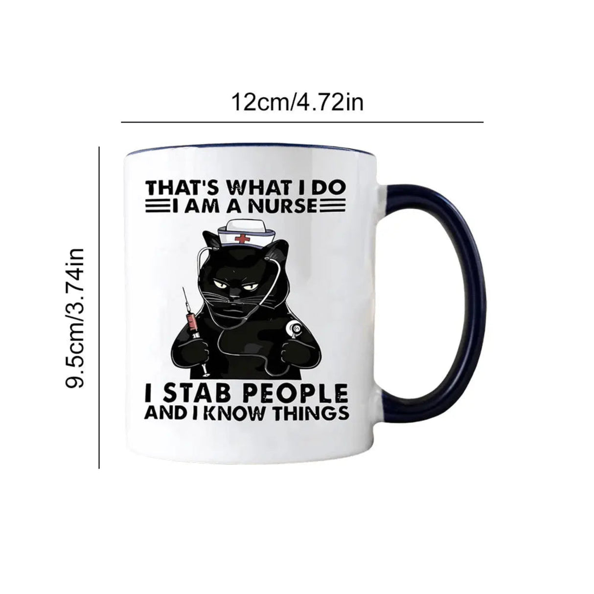 11oz Cat Afternoon Tea Mug Multifunctional Ceramic Coffee Mug Porcelain Coffee Cup Espresso Cup Drinking Cup for Cat Lovers