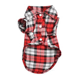 Pet Dog Puppy Plaid Shirt Dog T-Shirts Thin Breathable Summer Dog Clothes Small Dogs Puppy Pet Cat Vest Chihuahua Dog Clothes