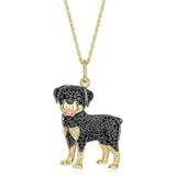 Exquisite and Cute Schnauzer Dog Pendant Necklace for Women Elegant Pet Puppy Jewelry Animal Accessories Dog Lovers Gift