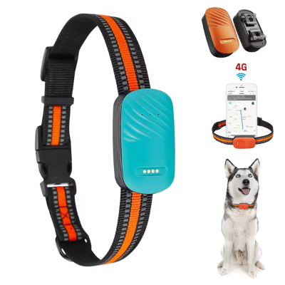 Rastreador GPS inteligente 4G para gatos y mascotas, sensor G 3D, resistente al agua, antipérdida, collar rastreador en tiempo real, localizador GPS de larga duración, accesorios para perros 