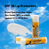 Chicken Poop® SPF 35 SUNSCREEN Lip Balm, 24ct CHICKEN