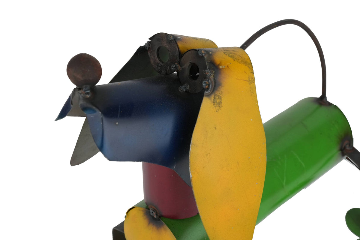 Wiener Dog-Metal-Yard Art-Animal-14Lx9Wx12H-Dachshund